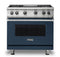 Viking VGR5364GSBLP Professional Ranges Slate Blue Front View