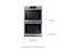 SAMSUNG NV51K7770DS Double Wall Ovens Stainless Steel – Official Product Photo