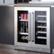 XO Appliance XOU30BWDDGS Wine Fridges Fingerprint Resistant Stainless & Glass – Catalog Photo