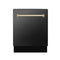 ZLINE DWVZBS24CB Built-In Dishwashers Champagne Bronze Front View