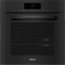 MIELE DGC7860OB Single Wall Ovens Obsidian Black Front View