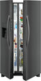 Frigidaire FRSS2623AD Side By Side Refrigerators Black Stainless Steel – Control Panel