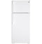 GE Appliances GTE18DTNRWW Top Freezer Refrigerators White Front View