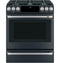 CAFE CGS700P3MD1 Slide-In Ranges Matte Black Front View