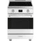 Smeg SPR24UIMMW Freestanding Ranges Satin Matte White Front View