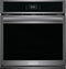 Frigidaire GCWS2767AD Single Wall Ovens Black Stainless Steel Front View