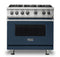 Viking VGR5366BSBLP Professional Ranges Slate Blue Front View