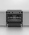 Fisher & Paykel OR36SCI6B1 Freestanding Ranges Black – Studio Shot