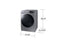 Samsung DVE45B6300P Front Load Dryers Platinum – Appliance Image