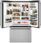 CAFE CYE22TP2MS1 French Door Refrigerators Stainless Steel – Catalog Photo
