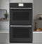 CAFE CTD90DP3ND1 Double Wall Ovens Matte Black – Studio Shot
