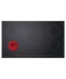 Fisher & Paykel CE365DTB1 Electric Cooktops Black Glass Front View