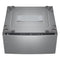 LG WD300CV Laundry Pedestals Graphite Steel Front View