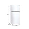 LG LTCS20020W Top Freezer Refrigerators Smooth White – Lifestyle Photo