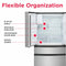 Frigidaire FRMS2733AV French Door Refrigerators Fingerprint-Resistant Stainless Steel Look – Detail Close-up