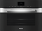 Miele H7640BMCTS Single Wall Ovens Clean Touch Steel Front View