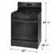 Frigidaire FCRG3052BB Freestanding Ranges Black – Appliance Image