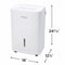 Frigidaire GHDD5035W1 40 Pint & Over Dehumidifiers White – Appliance Image