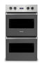 Viking VDOE130DG Double Wall Ovens Damascus Gray Front View