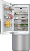 Miele KF2812SF Built-In Refrigerators Stainless Steel/Cleansteel Front View