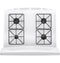 GE Appliances JGBS30DEKWW Freestanding Ranges White – Studio Shot