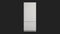 FULGOR MILANO F7IBM36O2R Bottom Freezer Refrigerators Overlay Panel Front View