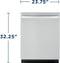 GE Appliances GDT226SSLSS Built-In Dishwashers Stainless Steel – Detail Close-up