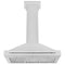 ZLINE KB4SNX36 Ducted Mount Hoods Durasnow Stainless Steel – Studio Shot