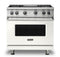 Viking VGR5364GPW Freestanding Ranges Pure White Front View
