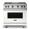 Viking VGR5364GPWLP Freestanding Ranges Pure White Front View