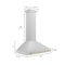 ZLINE KB4SNZ36G Professional Hoods Gold Accents – Lifestyle Photo