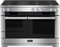 MIELE HR19553GDFGR Professional Ranges Clean Touch Steel Front View