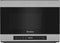 BLOMBERG APPLIANCES BOTR24100SS Over The Range Microwaves Stainless Steel With Black Glass Front View