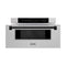 ZLINE MWDZ30SSMB Built-In Microwaves Matte Black – Studio Shot