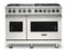 Viking VDR5486GPWLP Freestanding Ranges Pure White Front View