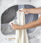 GE Appliances GTD45GASJWS Top Load Dryers White On White With Silver Backsplash – Lifestyle Photo
