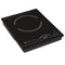 Avanti IH1800L1BIS Electric Cooktops Black Front View