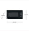 GE Appliances GCST20S1WBB Countertop Microwaves Black – Back Panel