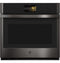 GE Appliances PTS7000BNTS Single Wall Ovens Fingerprint Resistant Black Stainless Front View