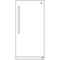 GE Appliances FUF21DLRWW Upright Freezers White – Angle View