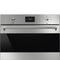 SMEG SFU4300MX Single Wall Ovens Fingerprint-Proof Stainless Steel Front View
