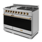 THOR KITCHEN RSG48EBRZ 48 Inch Professional Gas Range With Pro-style Knobs in Stainless Steel/bronze Gordon Ramsay Series - Rsg48e-brz
