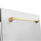 ZLINE DWVZ30424G Built-In Dishwashers Gold – Control Panel
