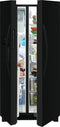 Frigidaire FRSS2323AB Side By Side Refrigerators Black – Angle View