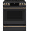 CAFE CXFCHHKPMBZ Cooktop, Oven & Range Accessories Brushed Bronze – Angle View