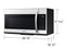 SAMSUNG ME19CB704112 Over The Range Microwaves White Glass – Appliance Image