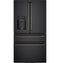CAFE CVE28DP3ND1 French Door Refrigerators Matte Black – Lifestyle Photo