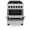 ZLINE RASZSN24MB Professional Ranges Matte Black – Detail Close-up