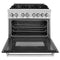ZLINE RABLM36 Professional Ranges Black Matte – Appliance Image