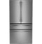 GE Appliances PGD29BYTFS French Door Refrigerators Fingerprint Resistant Stainless Front View